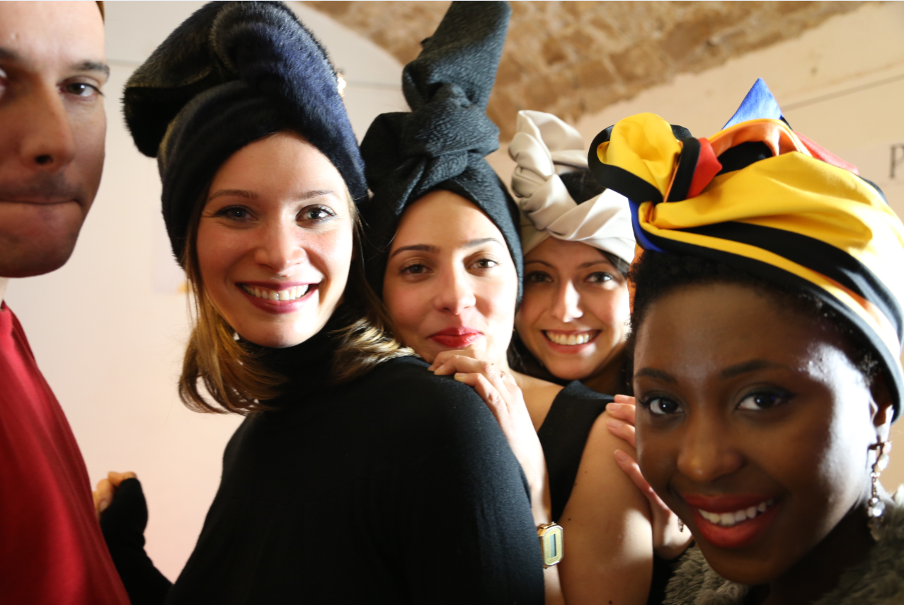 Paloma Germain créatrice de turban à Paris !