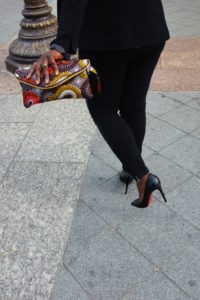 MES POCHETTES IMPRIMEES WAX DE LA CREATRICE MODE VANESSA AUGRIS