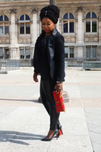 MES POCHETTES IMPRIMEES WAX DE LA CREATRICE MODE VANESSA AUGRIS
