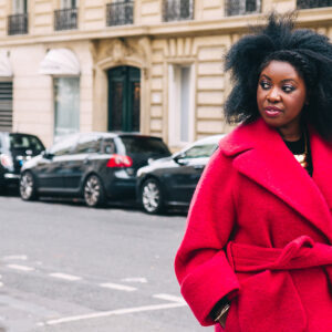 MON MANTEAU ROUGE CARVEN
