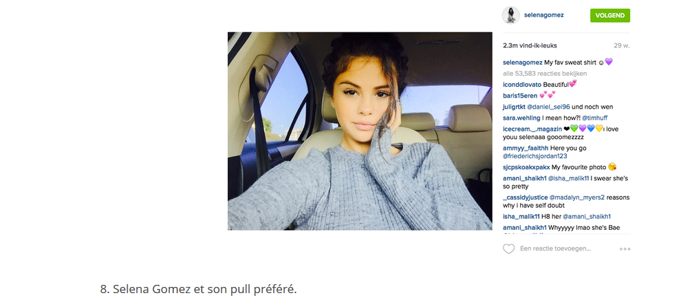 INSTAGRAM 2015 : LES 10 PHOTOS LES PLUS LIKEES