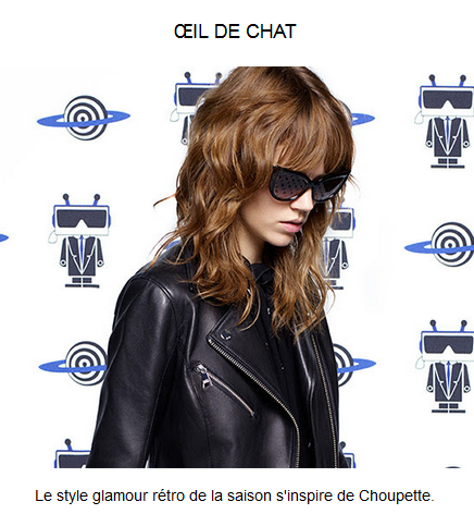 ŒIL DE CHAT par KARL LAGERFELD