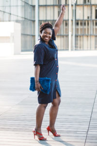 Lire la suite à propos de l’article Ma robe chemise rayée rouge