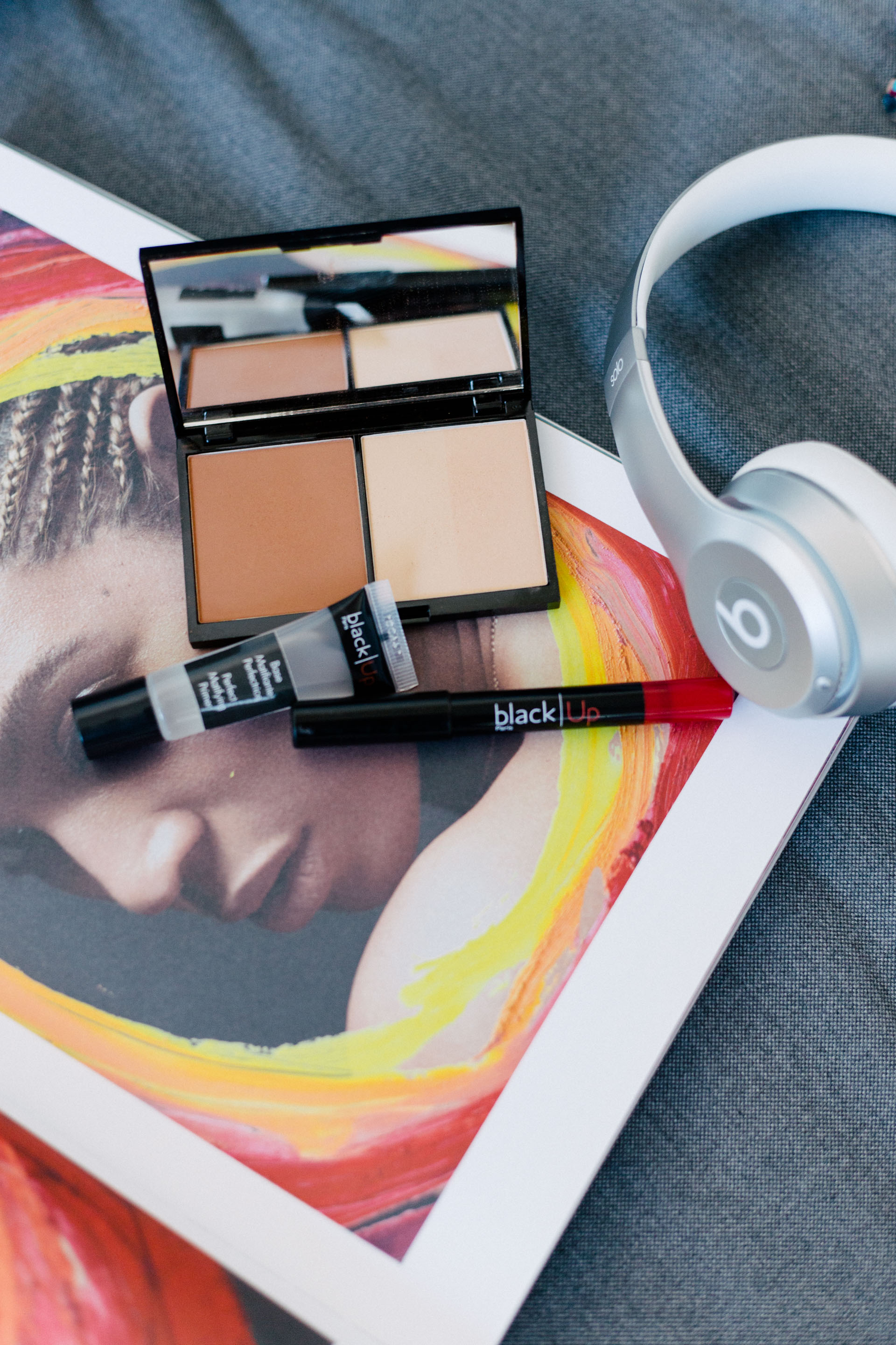 PALETTE POUDRE CONTURING / STROBING DE BLACK UP