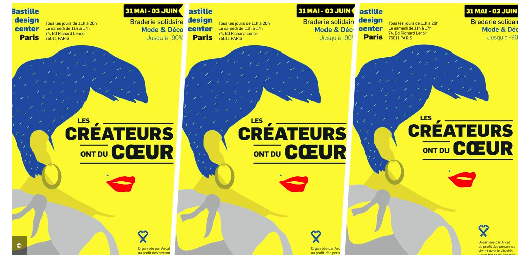 SOLIDARITE SIDA : 37è EDITION DE LA BRADERIE LES CREATEURS ONT DU CŒUR PAR L’Arcat