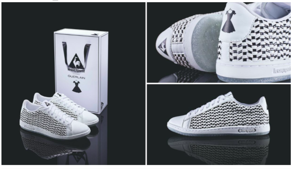 You are currently viewing LA PAIRE DE BASKETS SIGNEE LE COQ SPORTIF X GUERLAIN