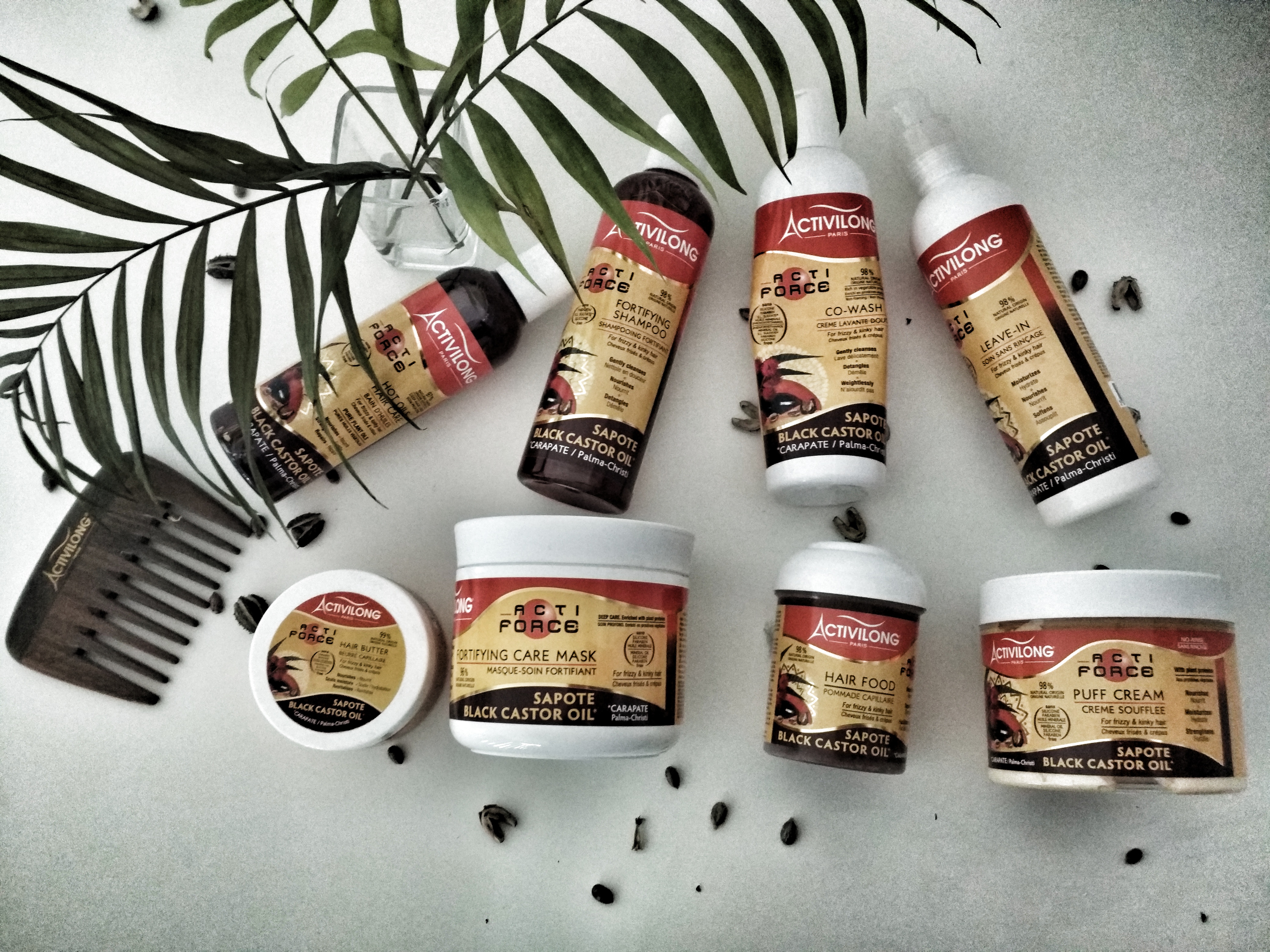PRENDRE SOIN DE MES CHEVEUX AVEC LA GAMME ACTIFORCE, A BASE D’HULE DE CARAPATE ET DE SAPOTE DE ACTIVILONG PARIS