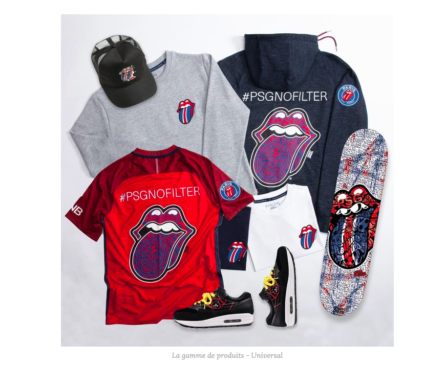 COLLABORATION MODE : LE PSG x ROLLING STONES