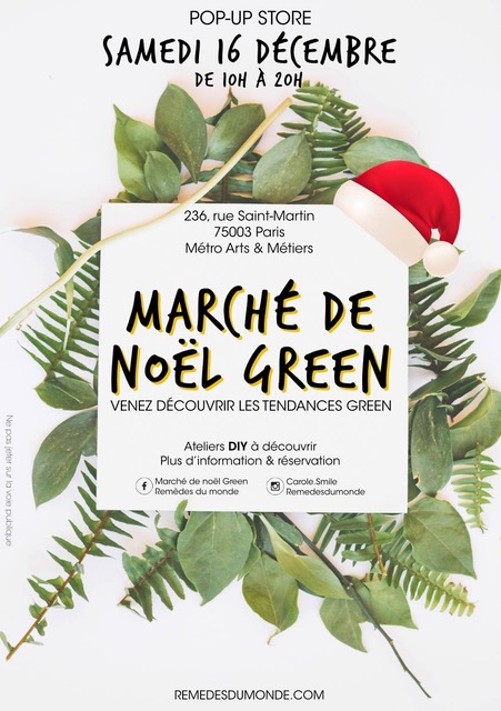 LE MARCHE DE NOEL GREEN MADE IN FRANCE