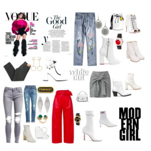 Toutes en bottines blanches - Nadinezvous