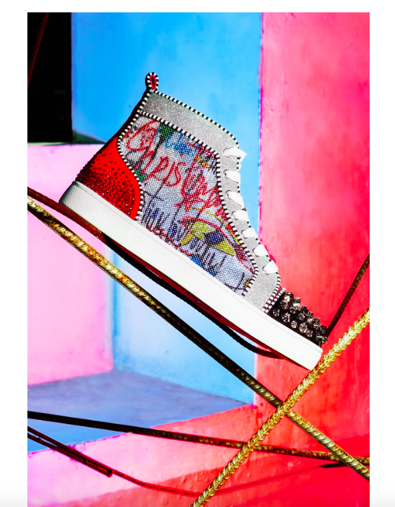 La collection paillette Loubitag signée Christian Louboutin