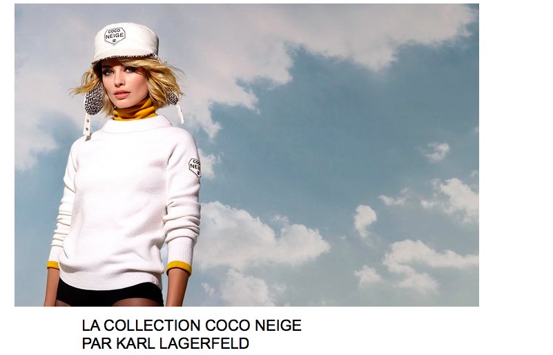 You are currently viewing CHANEL : LA COLLECTION COCO NEIGE  PAR KARL LAGERFELD