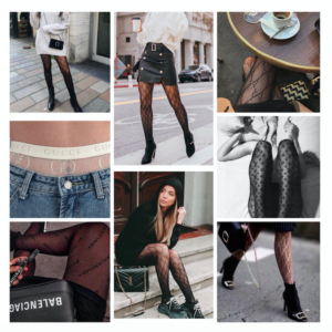 Cet hiver 2019, toutes en collants monogrammés