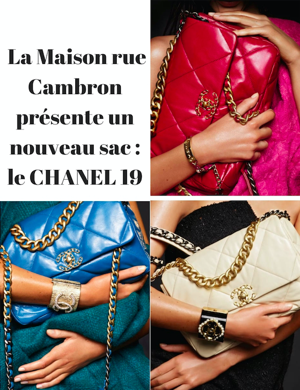 You are currently viewing LE SAC CHANEL 19 SINGULARITES : le dernier modèle 2019 imaginé par Karl Lagerfeld et Virginie Viard