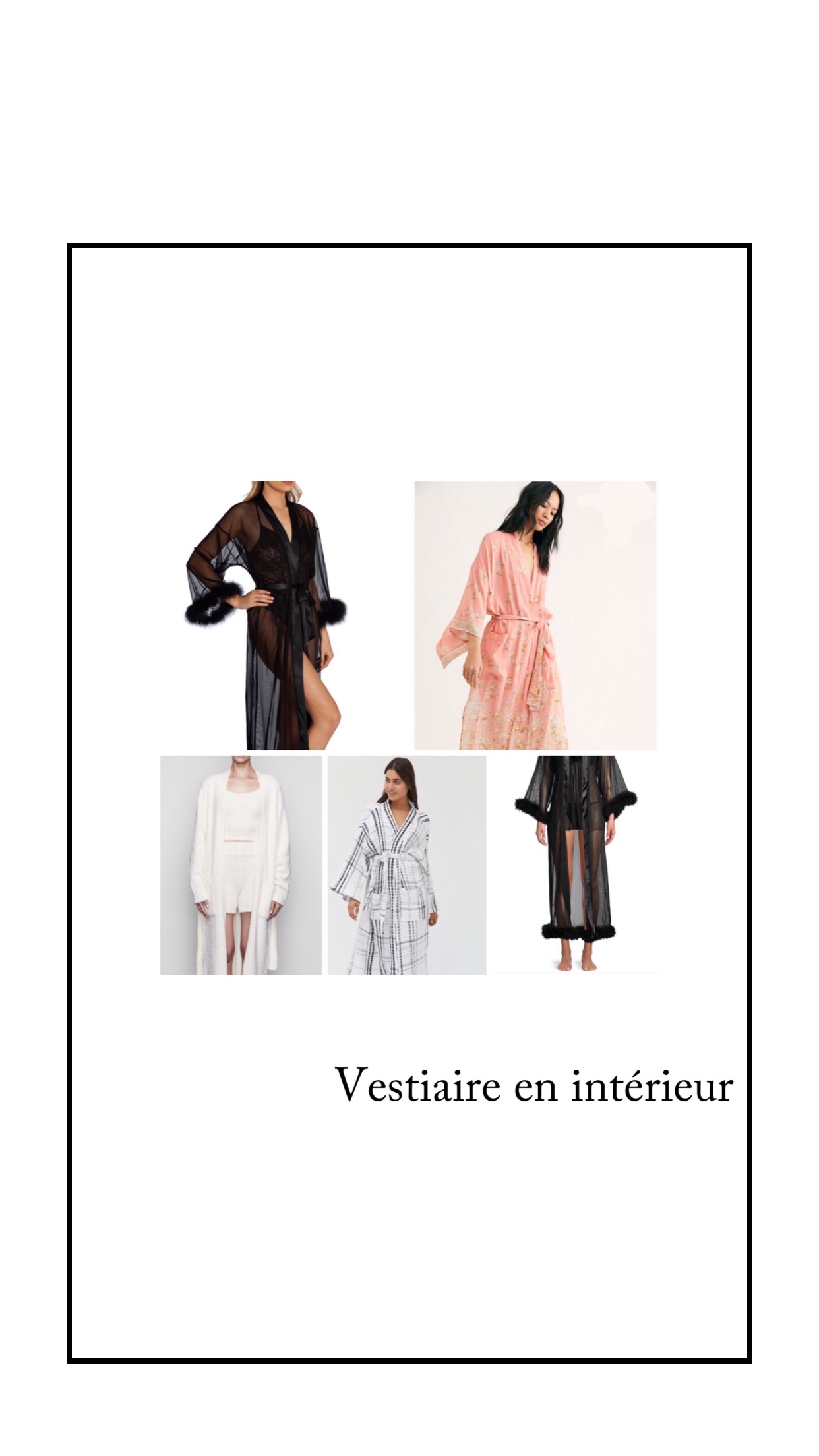 Le peignoir : la pièce doudou de notre vestiaire en intérieur