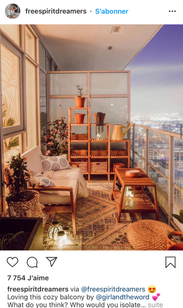 Les plus beaux balcons urbains repérés sur Instagram pendant le confinement