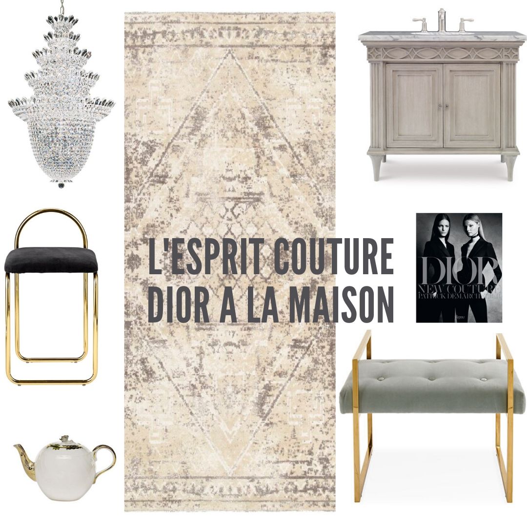 L’esprit couture Dior à la maison