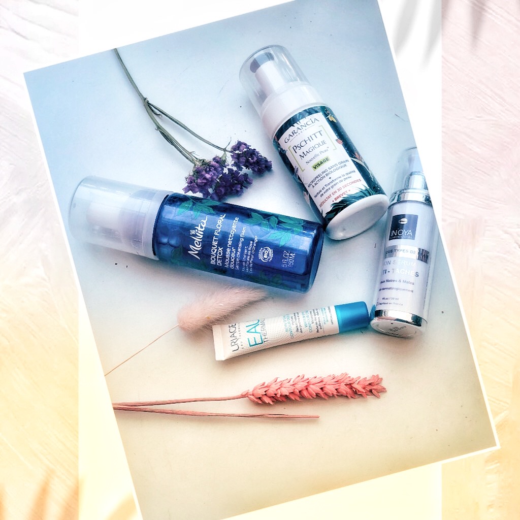 Soins visages : Inoya, Melvita, Uriage et Garancia 4 marques skincare que j’ai adoré tester cet été