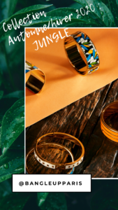 Le bracelet Bagheera Bleu Canard, le must-have de la collection automne-hiver 2020 de bangle up