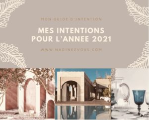 Lire la suite à propos de l’article Mes intentions pour l’année 2021