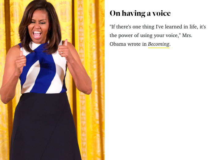 Les Citations Inspirantes De Michelle Obama Nadinez Vous