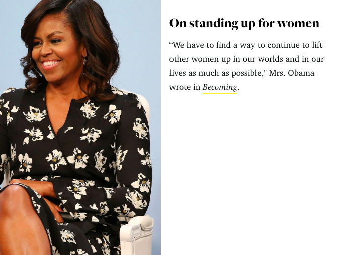 Les Citations Inspirantes De Michelle Obama Nadinez Vous