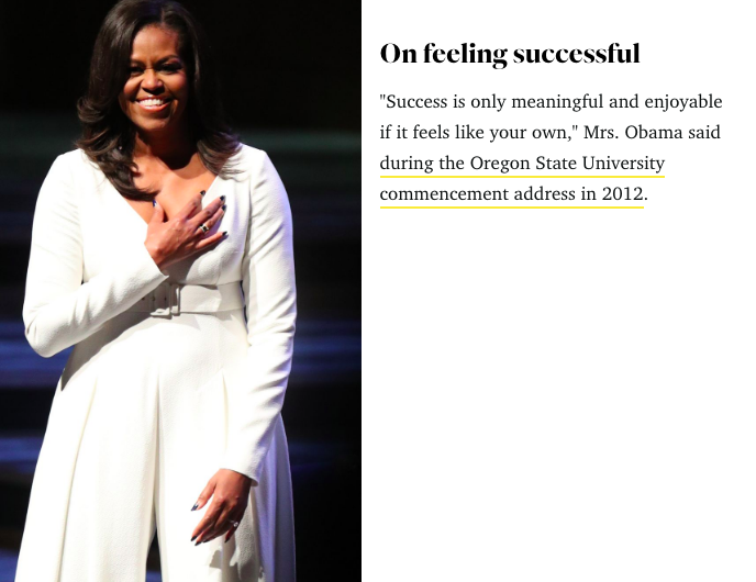 Les Citations Inspirantes De Michelle Obama Nadinez Vous