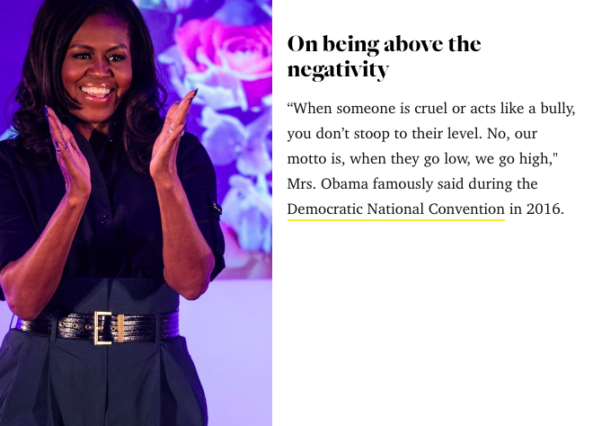 Les Citations Inspirantes De Michelle Obama Nadinez Vous