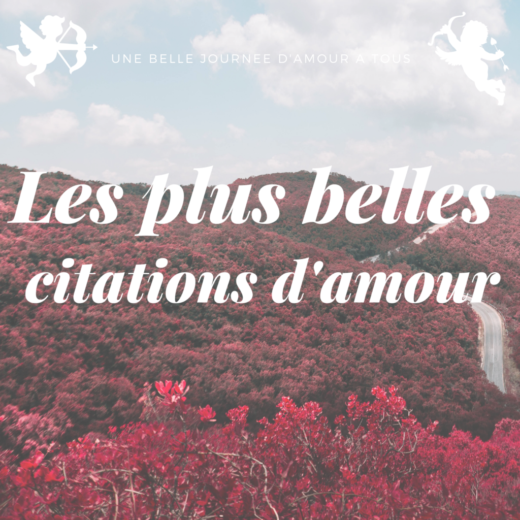 Les plus belles citations d'amour
