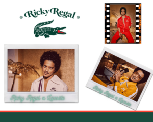 Ricky Regal : Bruno Mars revisite le vestiaire Lacoste