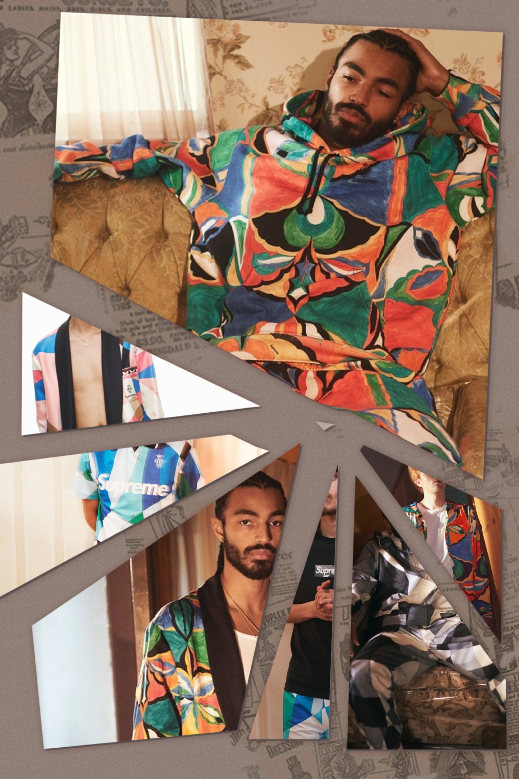 Collab mode : la collection Supreme x Emilio Pucci