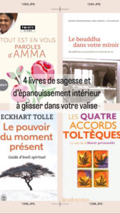 Sagesse et épanouissement intérieur : avant de boucler ta valise, glisse ces 4 livres