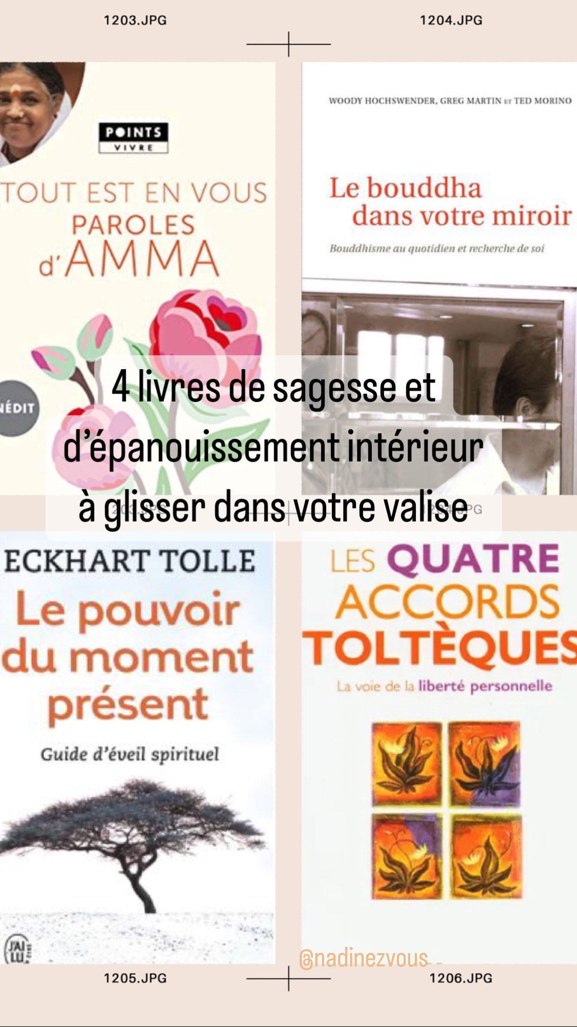 You are currently viewing Sagesse et épanouissement intérieur : avant de boucler ta valise, glisse ces 4 livres