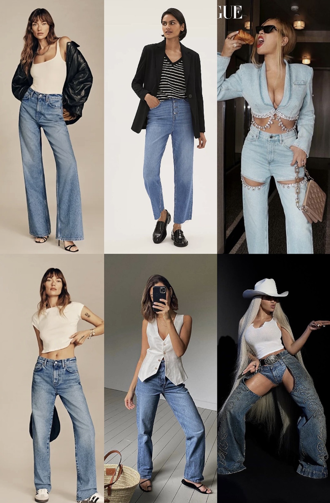 Le denim, éternel et incontournable : le jeans, pièce maîtresse de notre vestiaire pour le printemps-été 2024