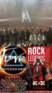 Rock Legends : Un condensé d’énergie brute avec Led Zeppelin, AC/DC et ZZ Top Le Tribute to Pink Floyd nous a plongés dans une odyssée musicale et visuelle à couper le souffle. De Shine On You Crazy Diamond à Comfortably Numb, chaque note était une porte ouverte vers un univers onirique.