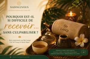 Et si le plus difficile n'était pas de prendre soin de soi… mais d'accepter de recevoir ? Dimanche, j'ai vécu une expérience qui m'a profondément touchée. J'ai découvert le Chi Nei Tsang, un massage ancestral viscéral, ainsi que le Moxa Magic, une technique de chaleur associée aux ventouses, lors d'une invitation au Spa Lanqi.